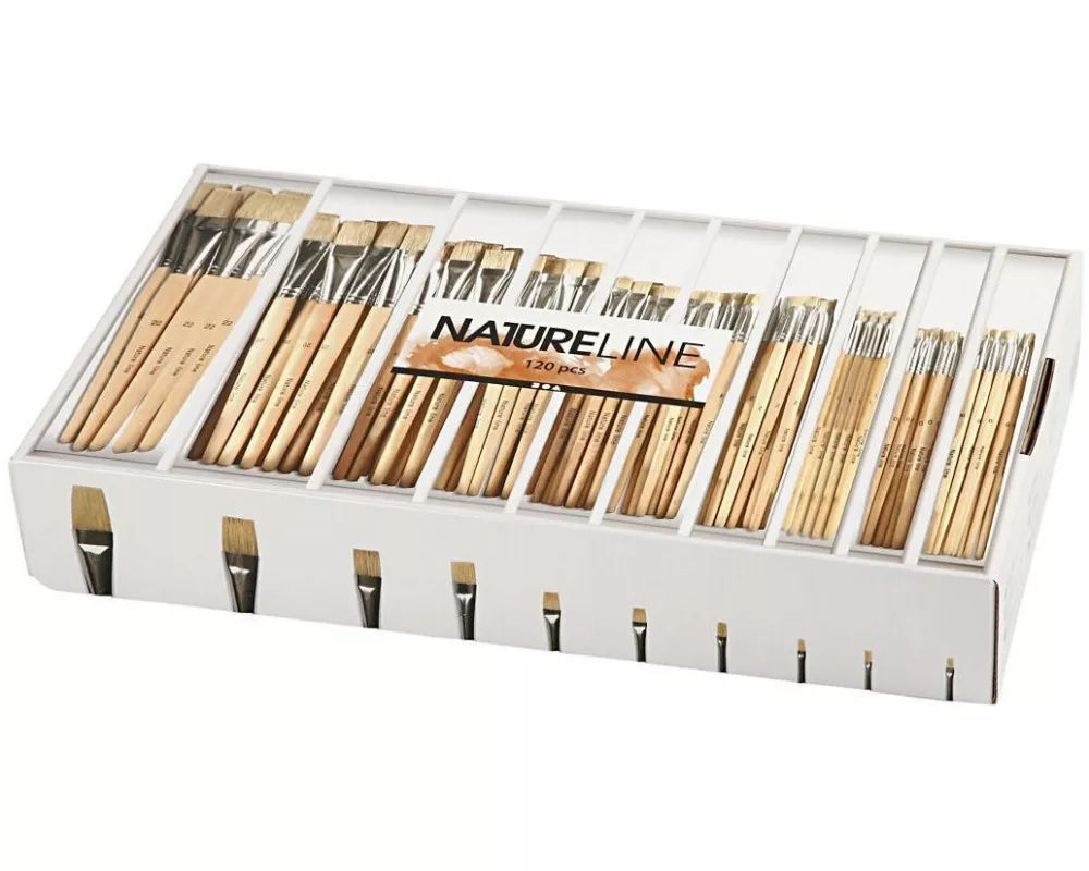 Creativ Company Borstenpinsel 120 Stück