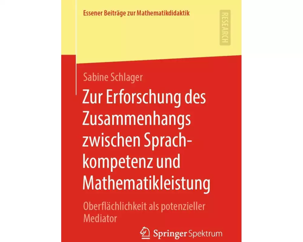 Zur Erforschung des Zusammenhangs zwischen Sprachkompetenz und Mathematikleistung