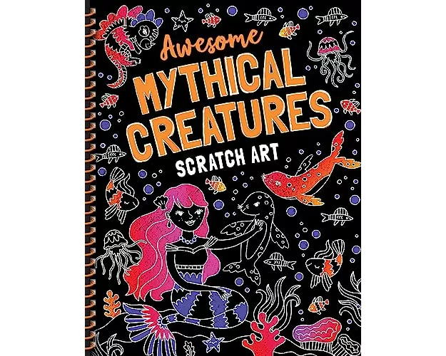 Mythical Creatures Scratch Art