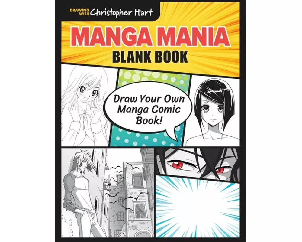 Manga Mania Blank Book