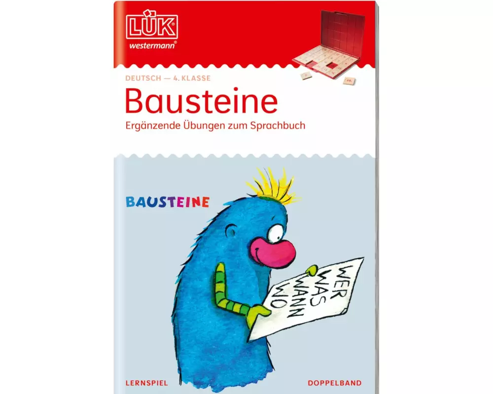 LÜK. Deutsch. 4. Klasse. Bausteine - Ergänzende Übungen zum Sprachbuch (Doppelband)