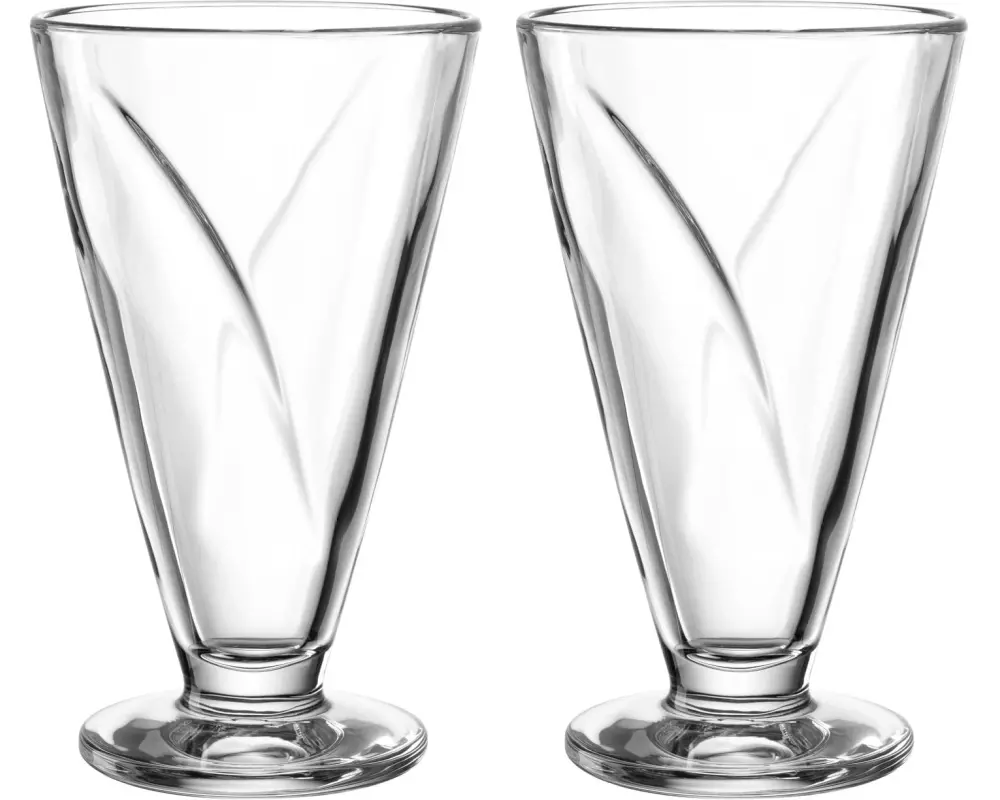 Leonardo Schale Cono 2 Stück, 360 ml, Transparent