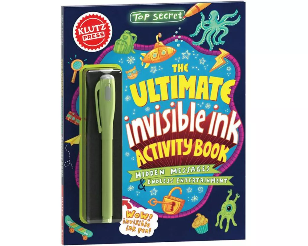 Top Secret: The Ultimate Invisible Ink Activity Book (Klutz Activity Book)