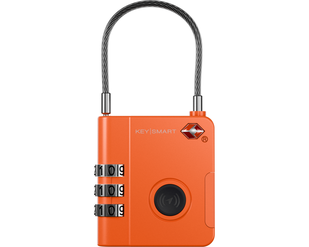 KEYSMART SmartLock KS520-ORG TSA Approved Find My Lock Or.