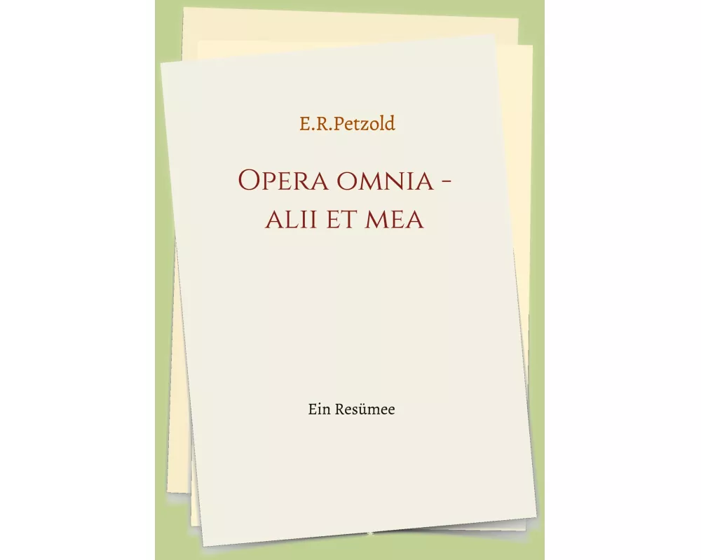 Opera omnia - alii et mea