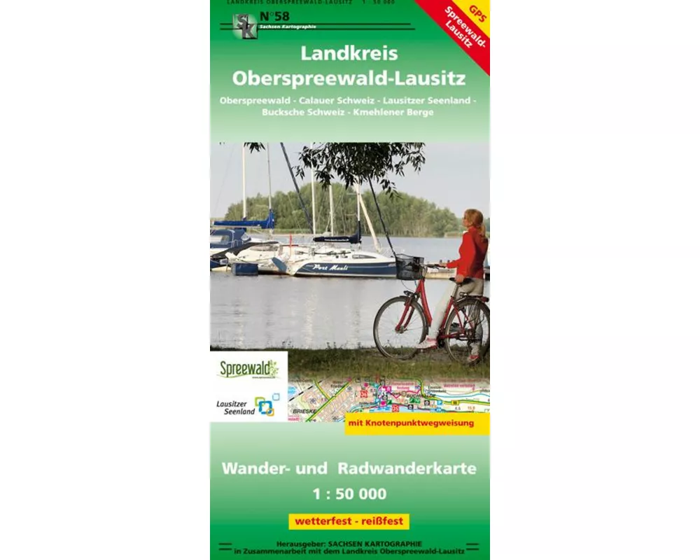 Landkreis Oberspreewald-Lausitz 1 : 50 000