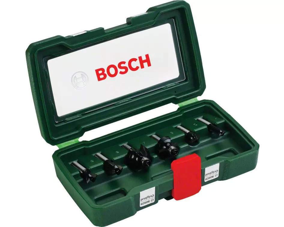 Bosch Fräserset HM 8 mm 6-teilig