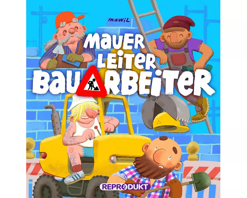 Mauer, Leiter, Bauarbeiter