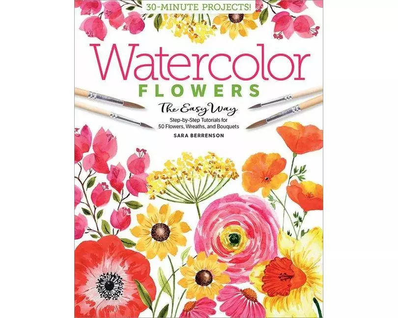 Watercolor the Easy Way Flowers