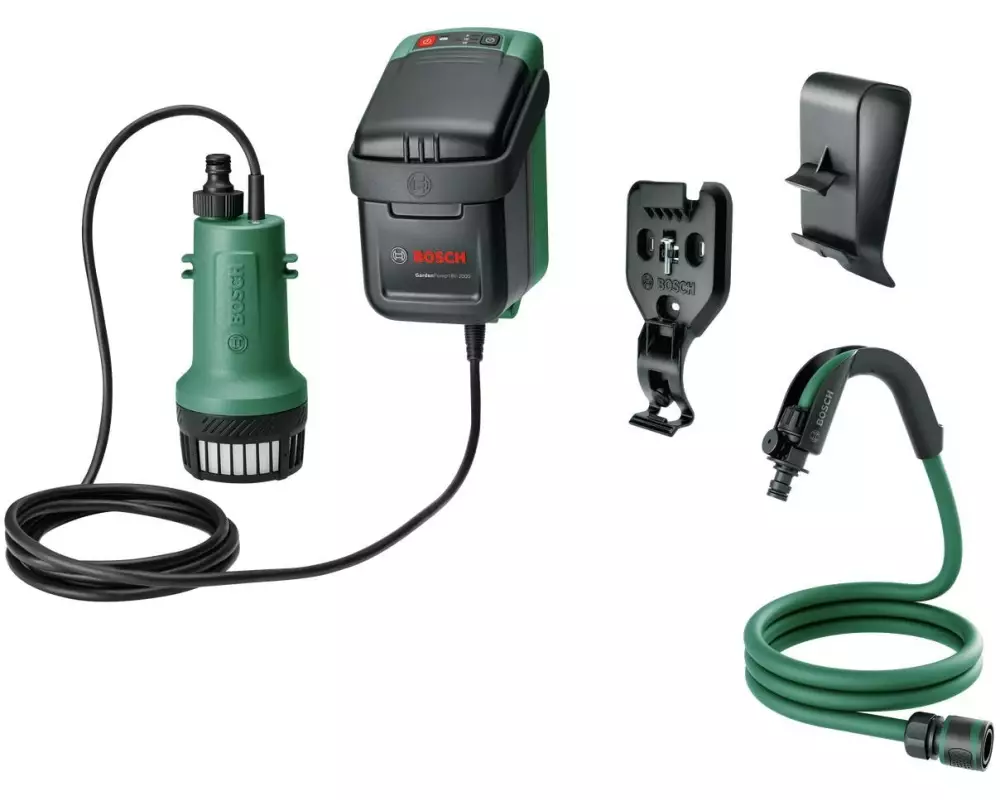 Bosch Akku-Gartenpumpe GardenPump 18 V-2000 Solo