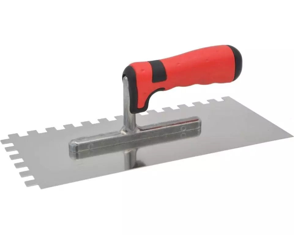 Laser & Tools Glättekelle 10 x 10 gezahnt 280 x 130 mm