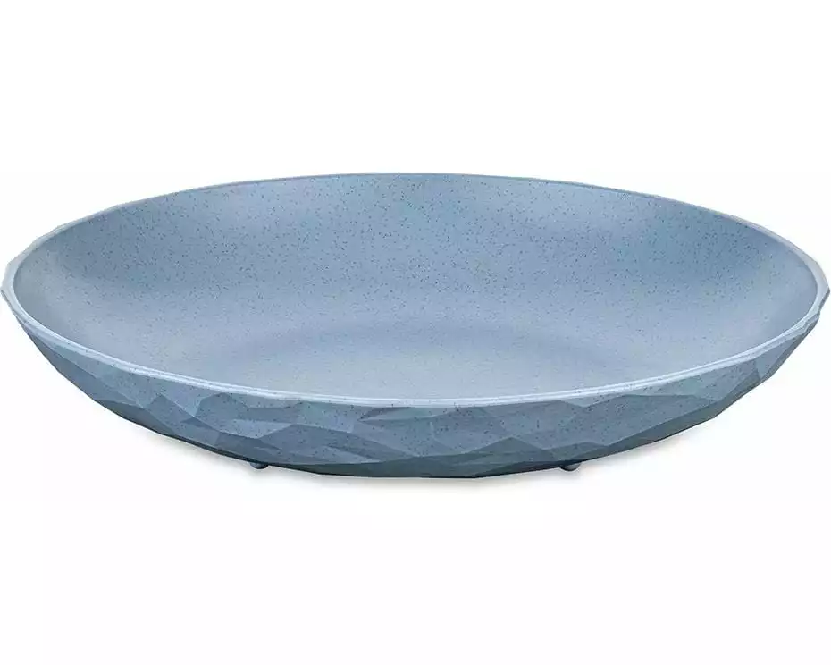 Koziol Suppen- & Pastateller Club Ø 22 cm, 1 Stück, Flower Blue