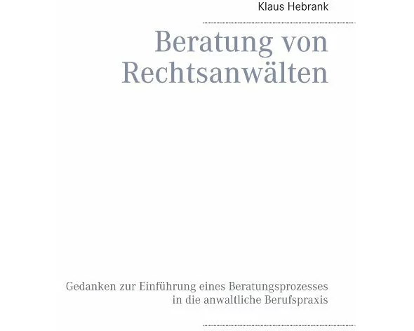 Beratung von Rechtsanwälten