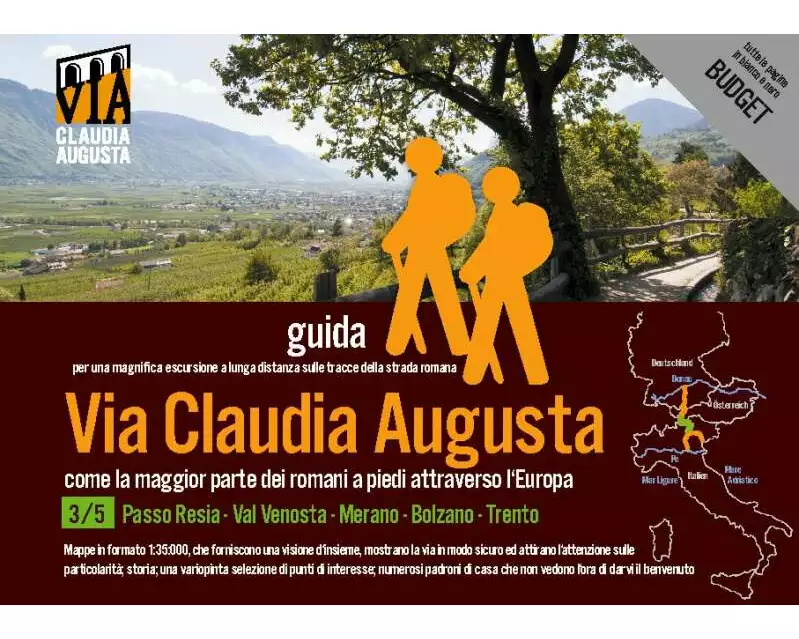 trekking VIA CLAUDIA AUGUSTA 3/5 Resia-Trento BUDGET