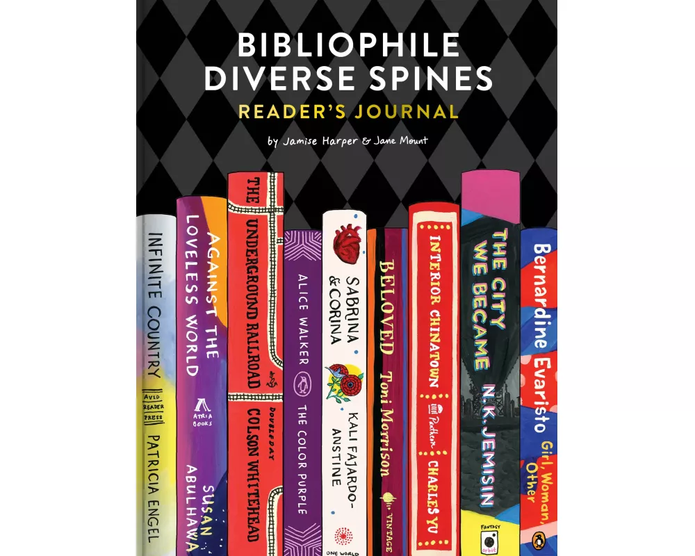 Bibliophile Diverse Spines Reader's Journal