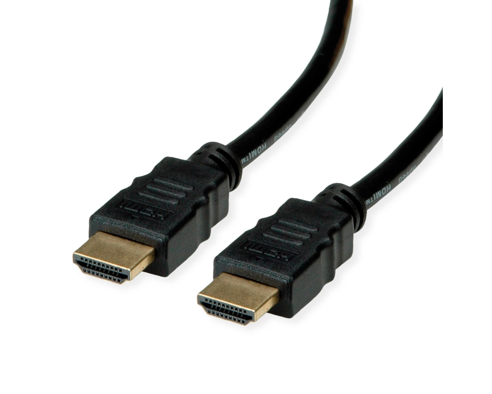 ROLINE RM 8K HDMI Ultra HD Kabel mit Ethernet, ST/ST, schwarz, 3 m