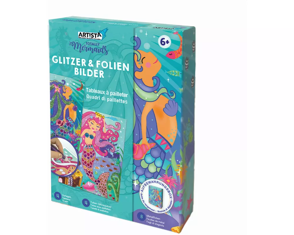 Glitzer & Folien Bilder Meerjungfrau