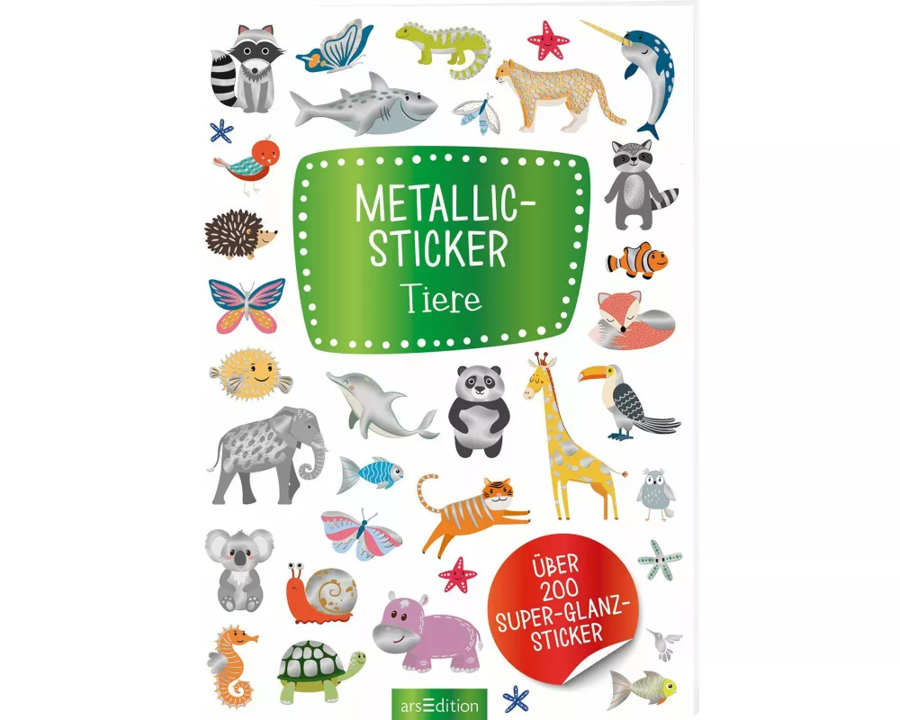 Metallic-Sticker – Tiere