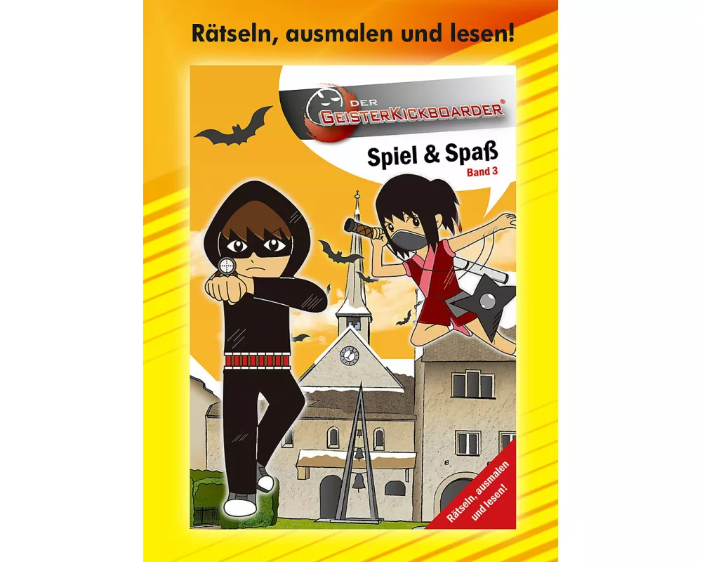 Geisterkickboarder Spiel & Spaß Büchlein Band 3