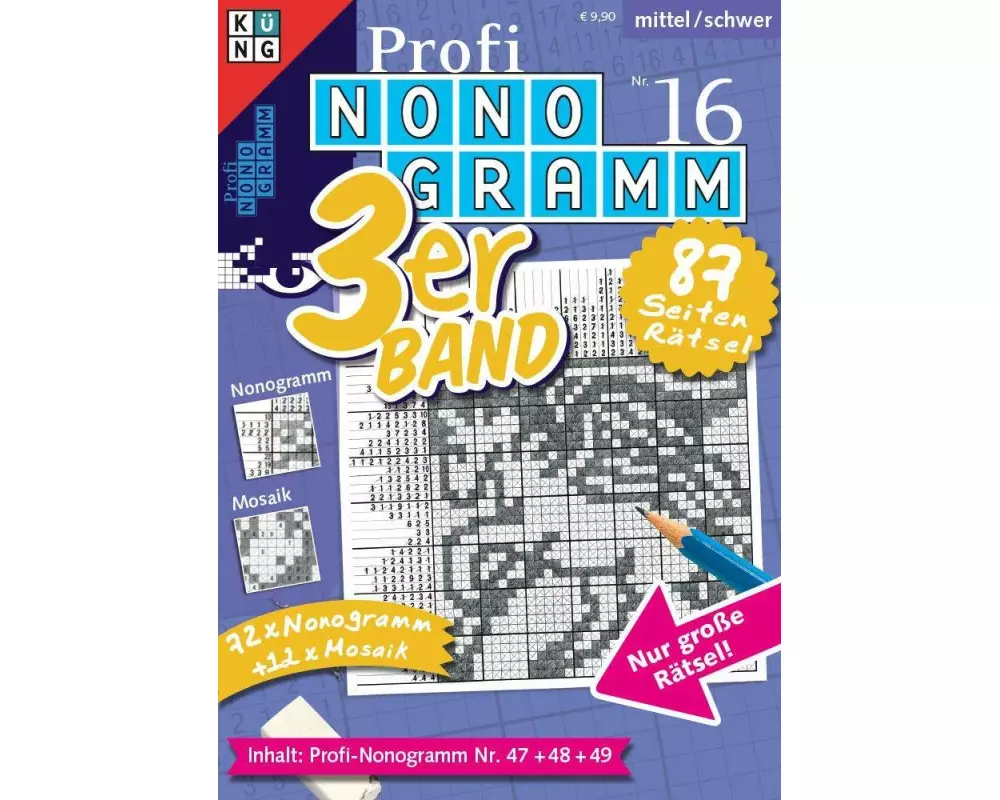 Profi-Nonogramm 3er-Band Nr. 16