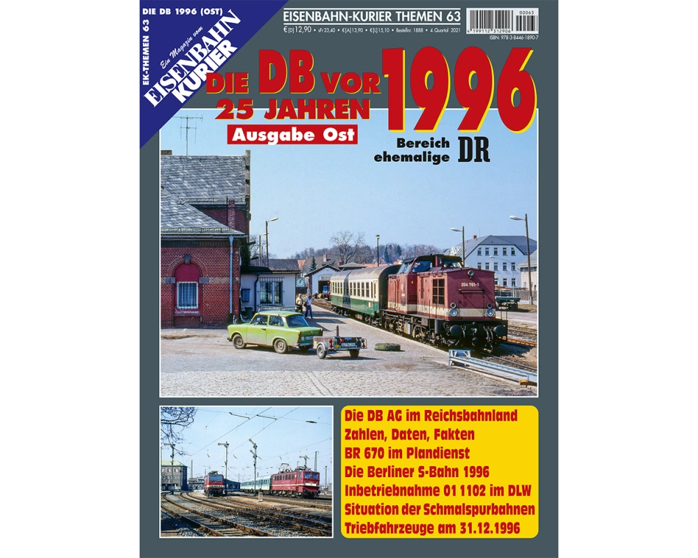 Die DB vor 25 Jahren - 1996 Ausgabe Ost