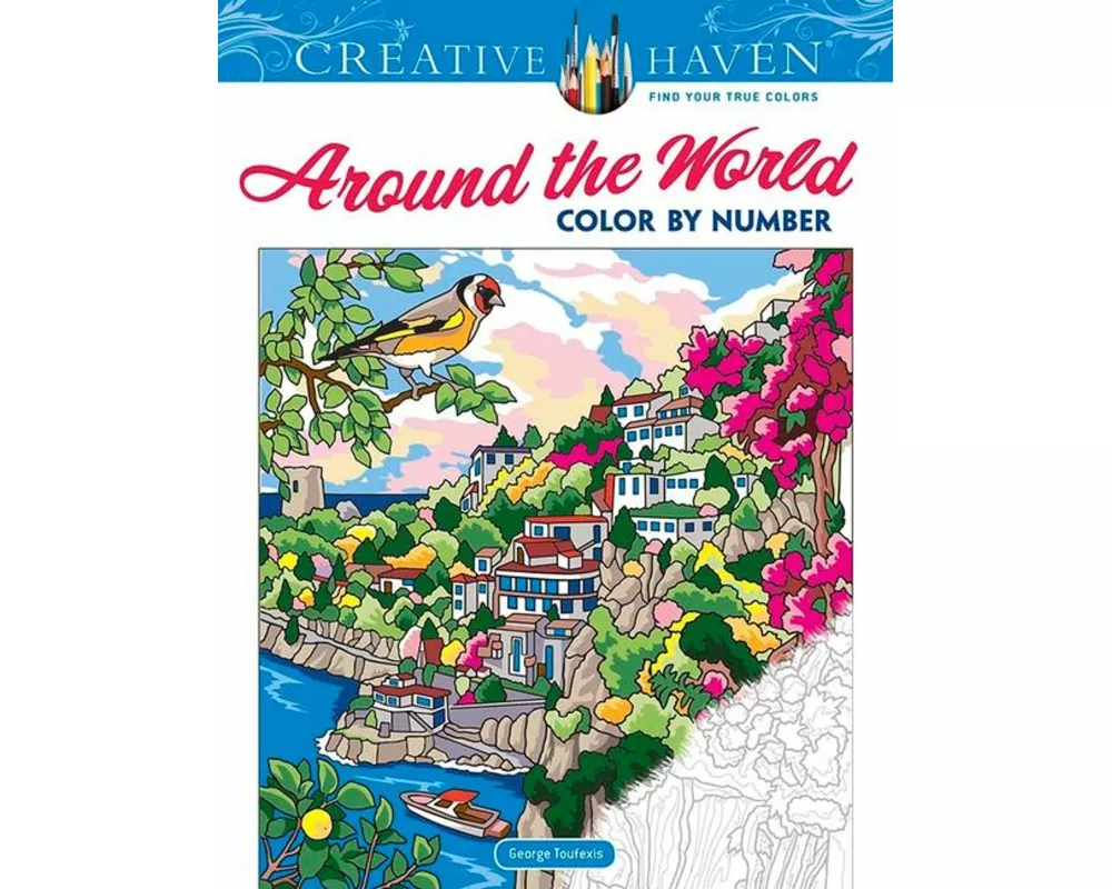 Creative Haven Around the World Color by Number