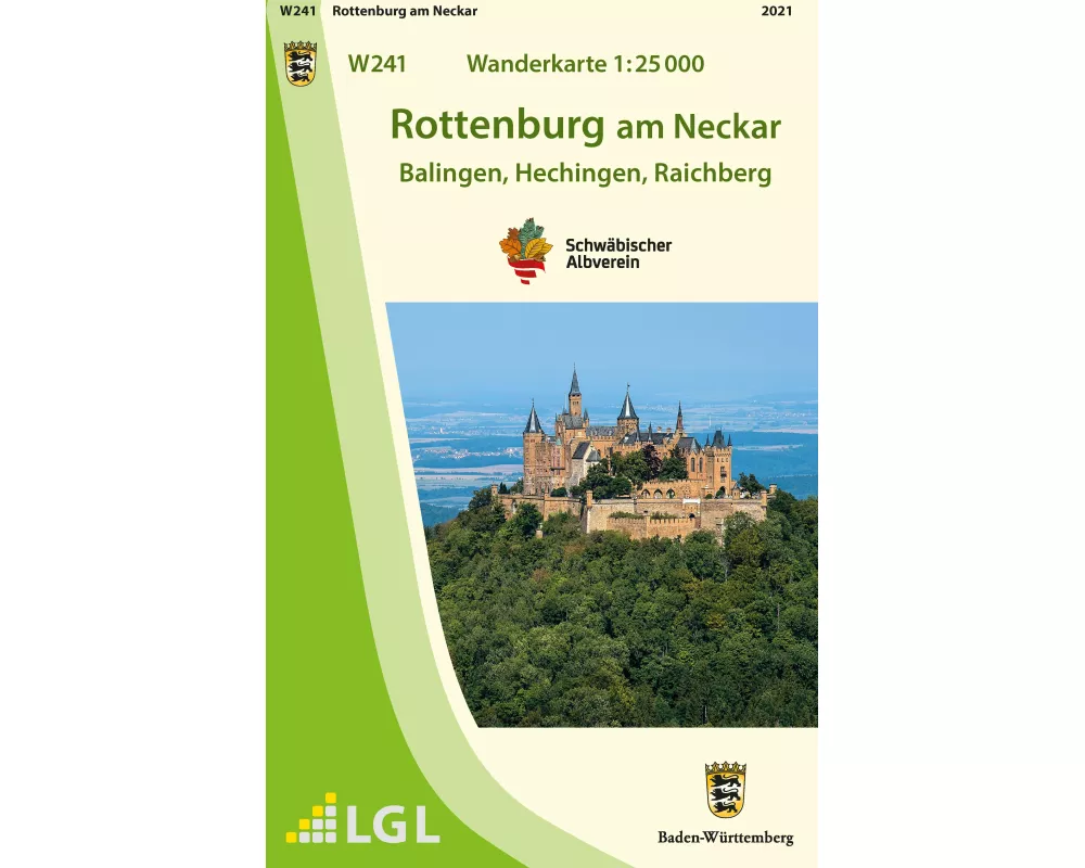 W241 Wanderkarte 1:25 000 Rottenburg am Neckar