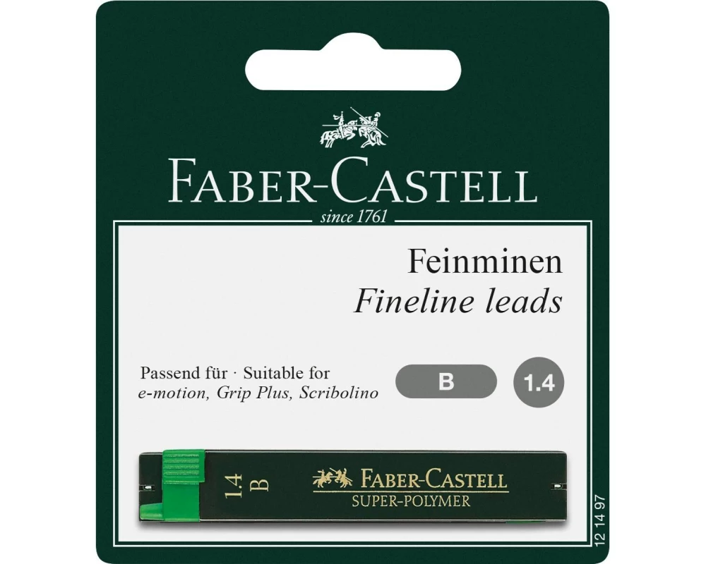 Faber-Castell Schreibmine Feinmine Super Polymer 1.4 mm, Schwarz