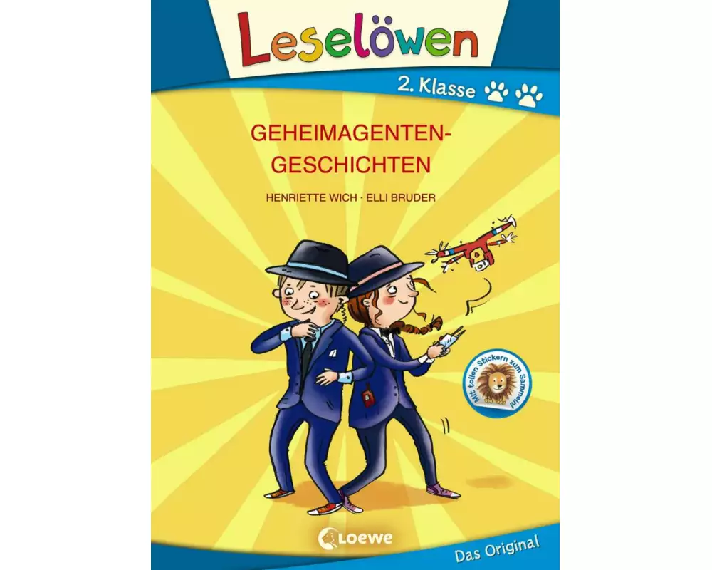 Leselöwen 2. Klasse - Geheimagentengeschichten (Großbuchstabenausgabe)