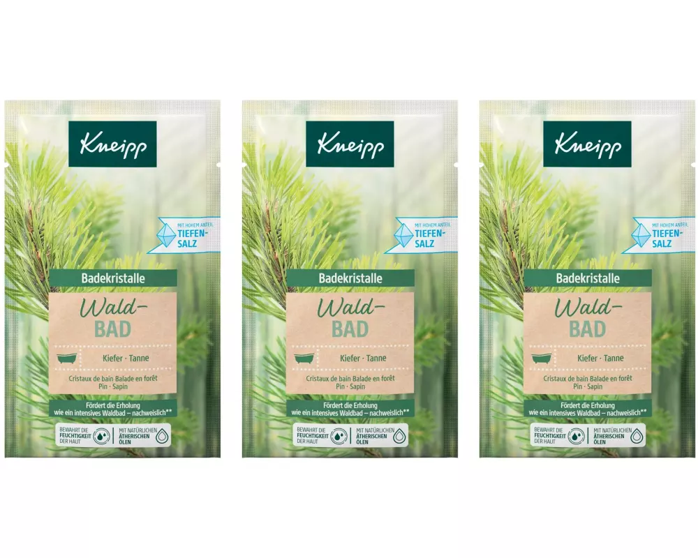 Kneipp Badesalz Waldbad 3 x 60 g