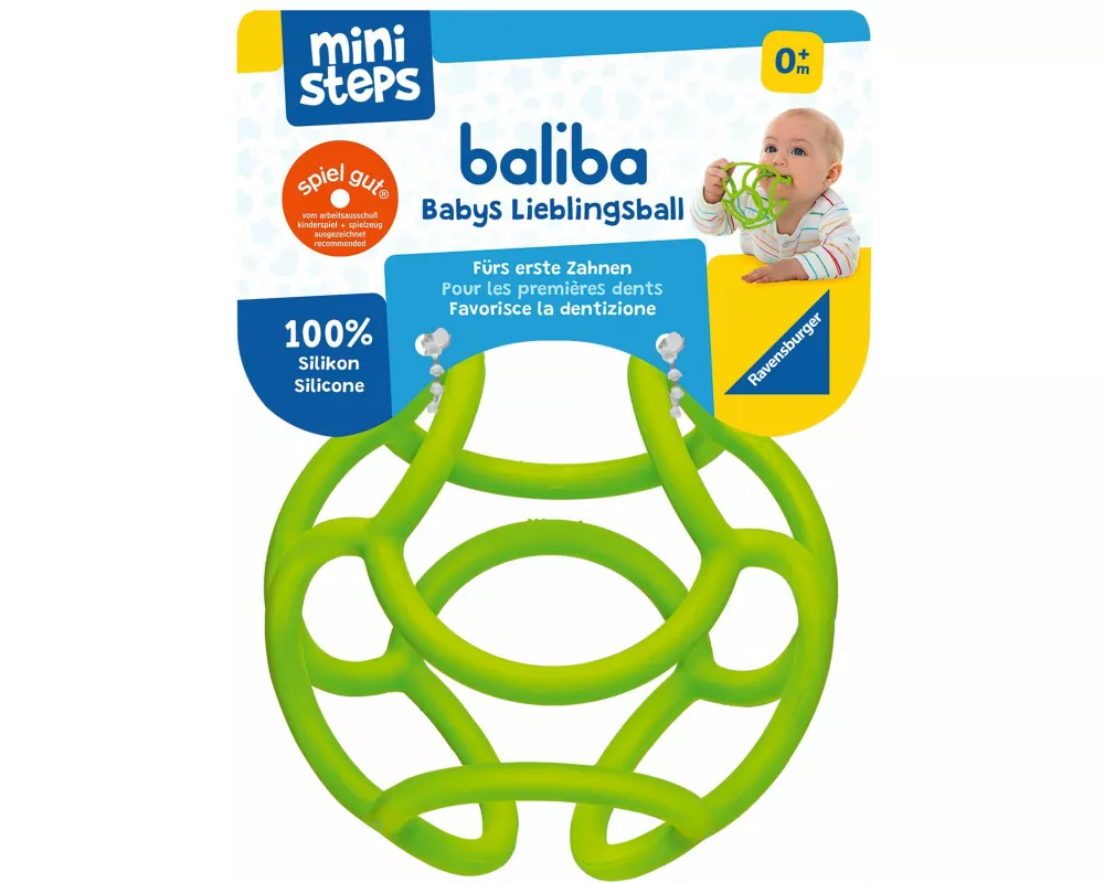 ministeps baliba - Babys Lieblingsball grün - ab 0 Monate