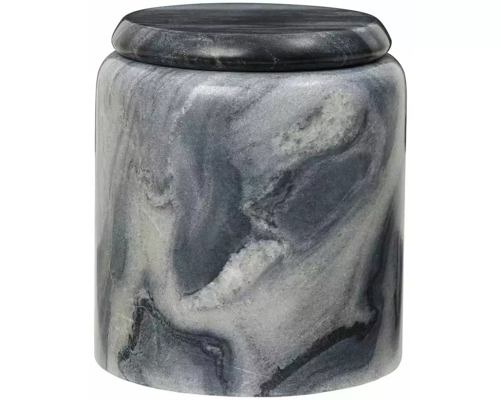 Broste Copenhagen HEDVIG Marmor Weiss Ø 10 cm x H 11 cm