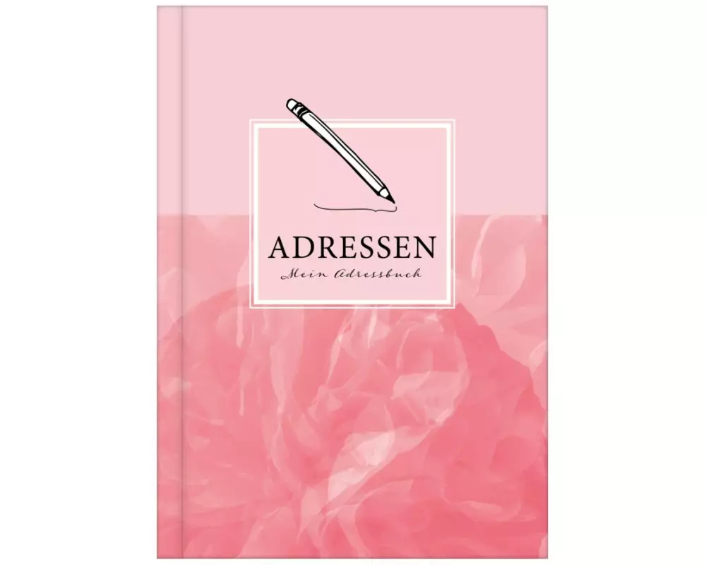 Adressbuch mit Geburtstagskalender | Kontaktbuch in DIN A5| Telefonregister & Adressbuch mit Telefonnummer, Adresse, E-Mail | Telefonbuch rosa