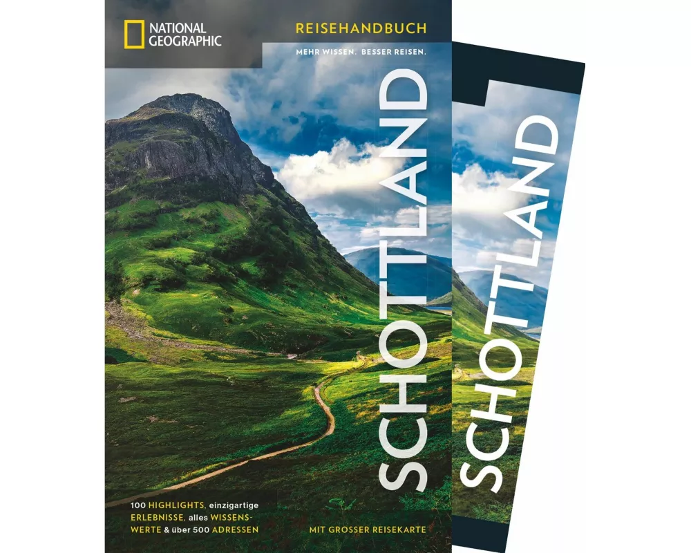 NATIONAL GEOGRAPHIC Reisehandbuch Schottland mit Maxi-Faltkarte