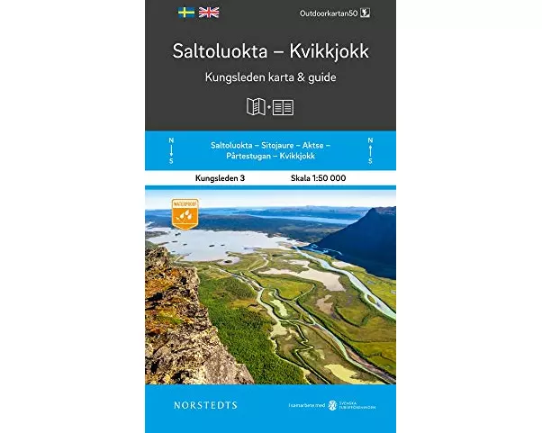 Saltoluokta Kvikkjokk Kungsleden 3 1:50 000