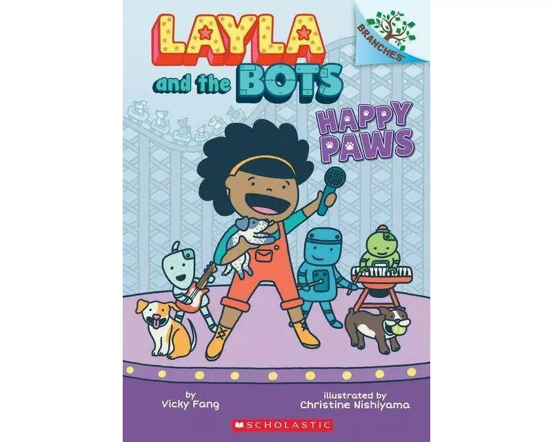 Happy Paws: A Branches Book (Layla and the Bots #1)