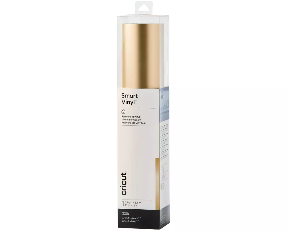 Cricut Vinylfolie Smart Permanent 33 x 366 cm, 1 Stück, Champagner