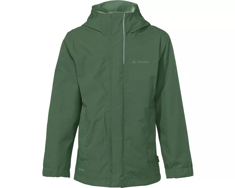 VAUDE Kinder Regenjacke Escape Light IV woodland Grün, 146-152