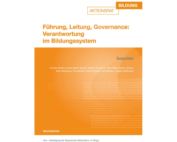 Führung, Leitung, Governance: Verantwortung im Bildungssystem