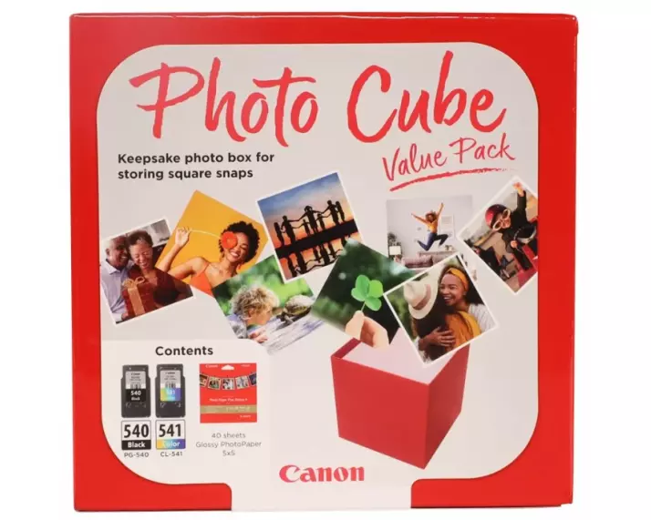 CANON PG-540/CL-541 Ink Cartridge, Photo Cube, Value Pack