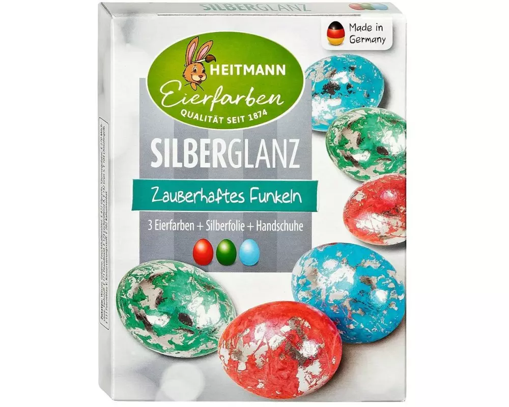 Brauns Heitmann Eierfarben Silberglanz Mehrfarbig, 1 Stück