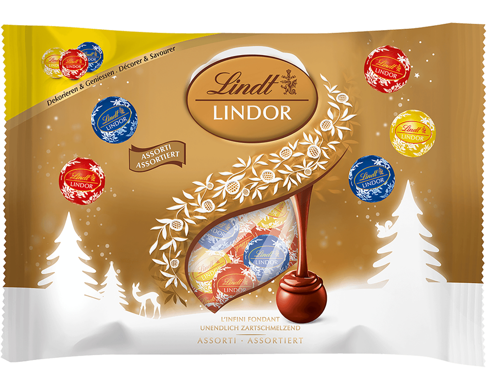 LINDT Lindor Mini Kugeln 676363 Assortiert 300g