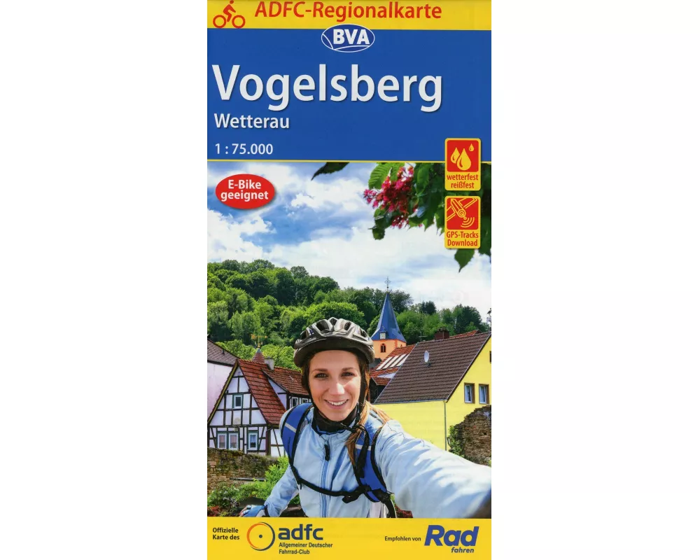 BVA ADFC Regionalkarte Vogelsberg Wetterau 1:75.000