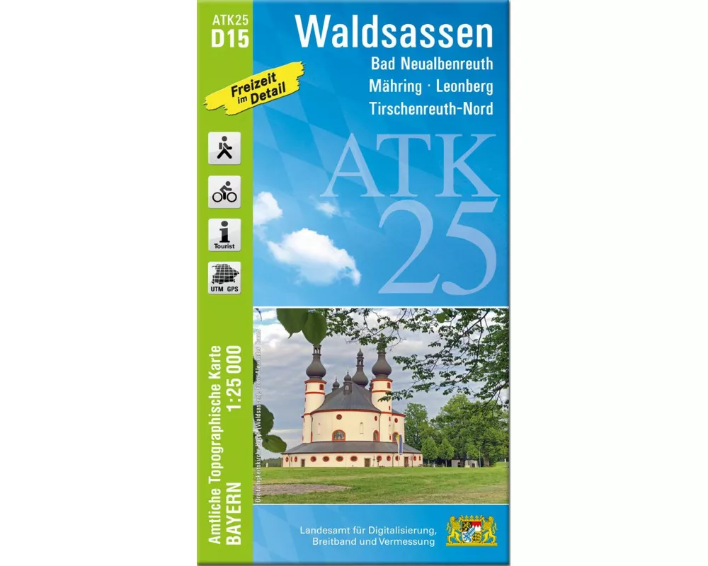 ATK25-D15 Waldsassen (Amtliche Topographische Karte 1:25000)