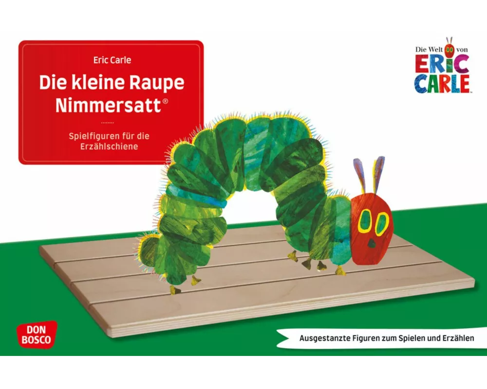 Die kleine Raupe Nimmersatt. Erzählschienen-Figurenset