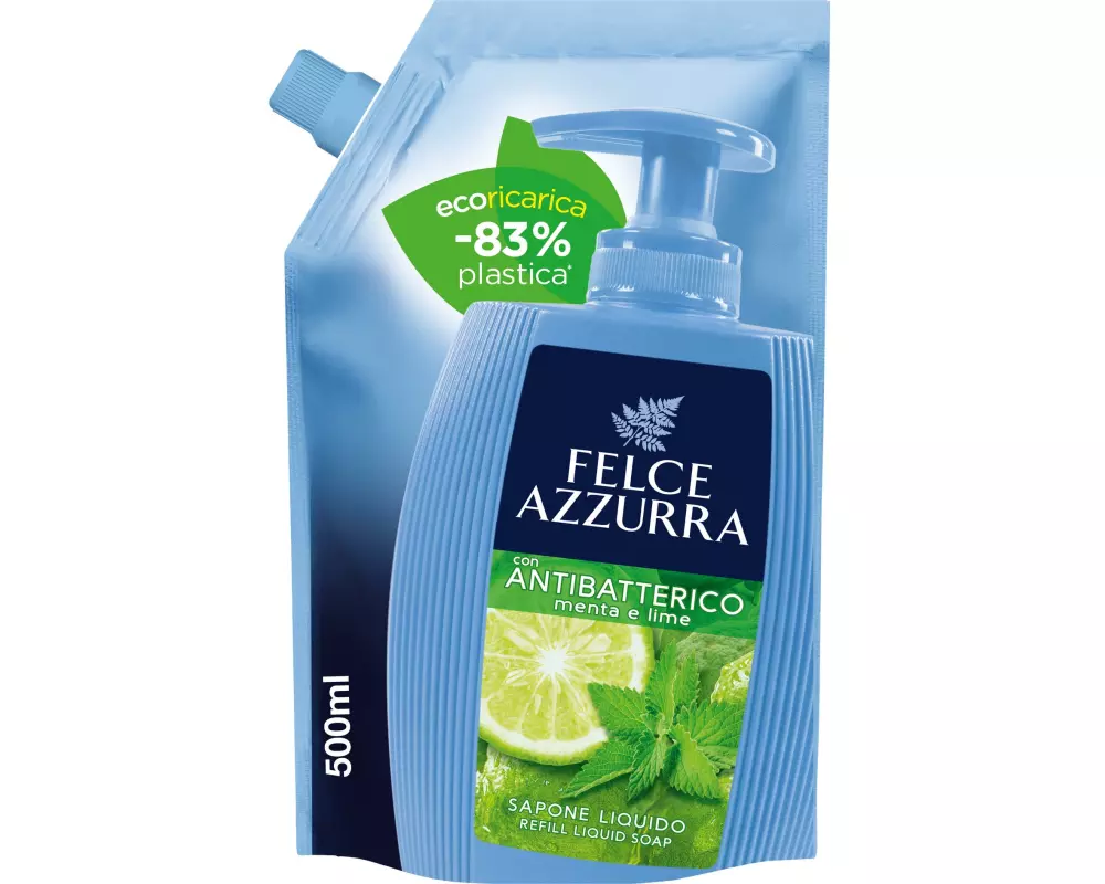 Felce Azzurra Flüssigseife Refill Mint und Lime 500 ml