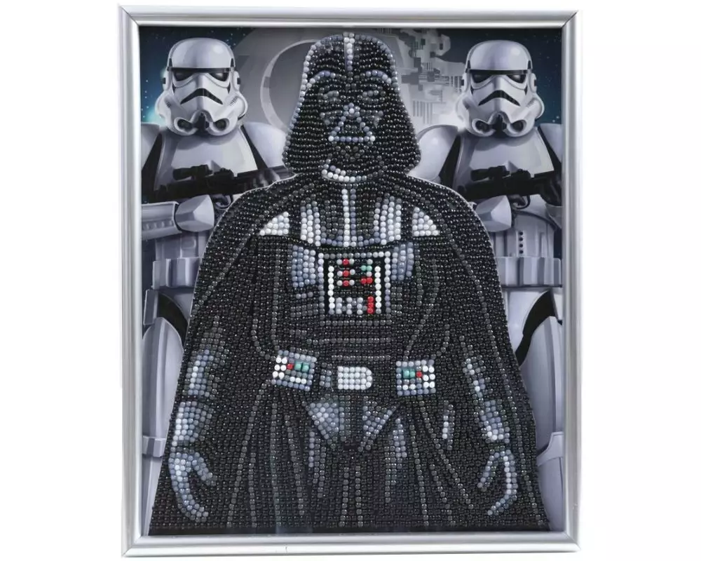 CRAFT Buddy Bastelset Crystal Art Darth Vader 21 x 25 cm