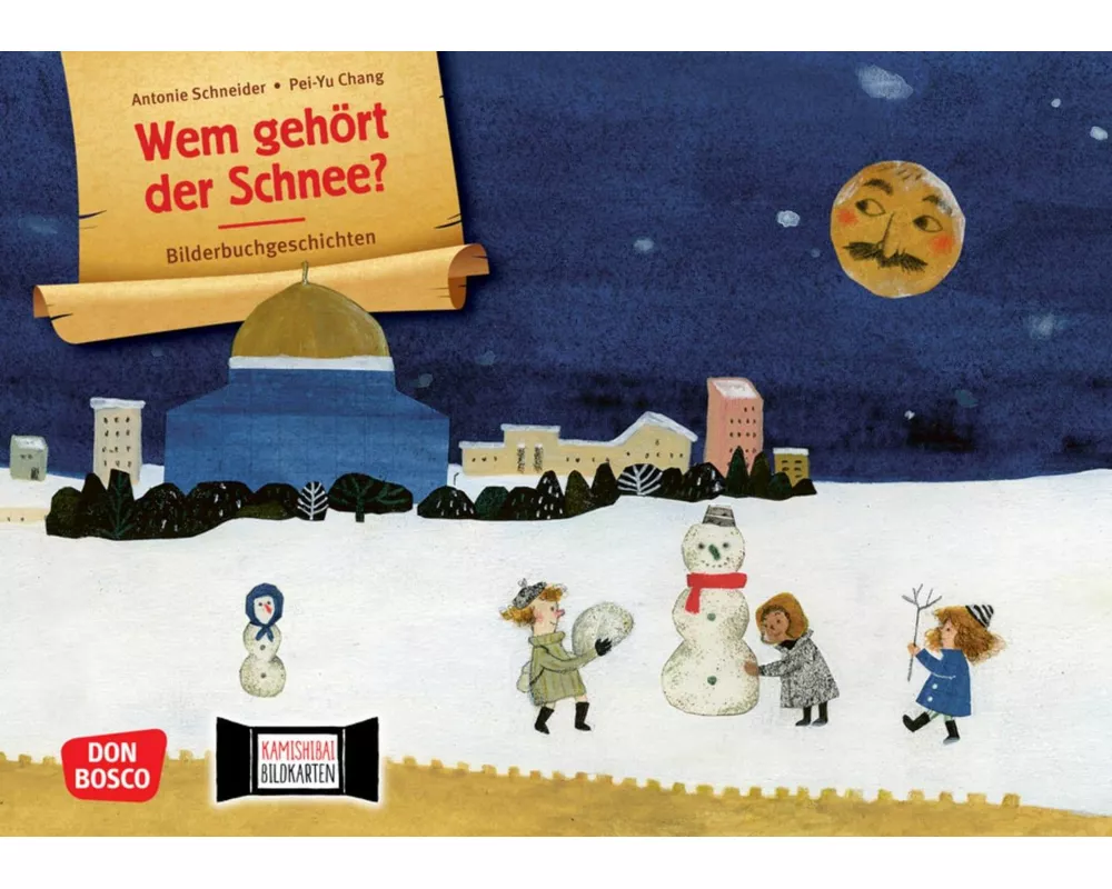 Wem gehört der Schnee? Kamishibai Bildkartenset