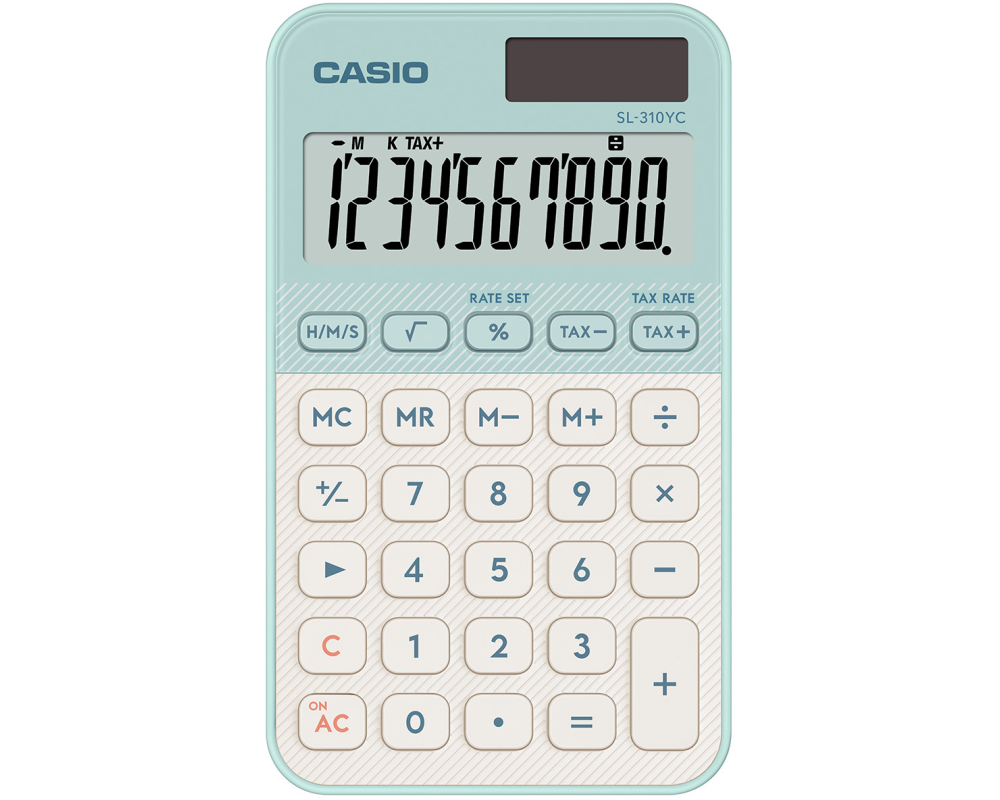 CASIO Taschenrechner SL-310YC hellgrün