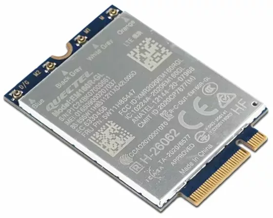 Lenovo ThinkPad Quectel EM160R-GL 4G LTE-A Cat 16 M.2 WWAN Module for X1 Carbon Gen 12/P16v Gen 2